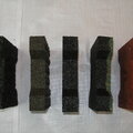 Pavement rubber bricks